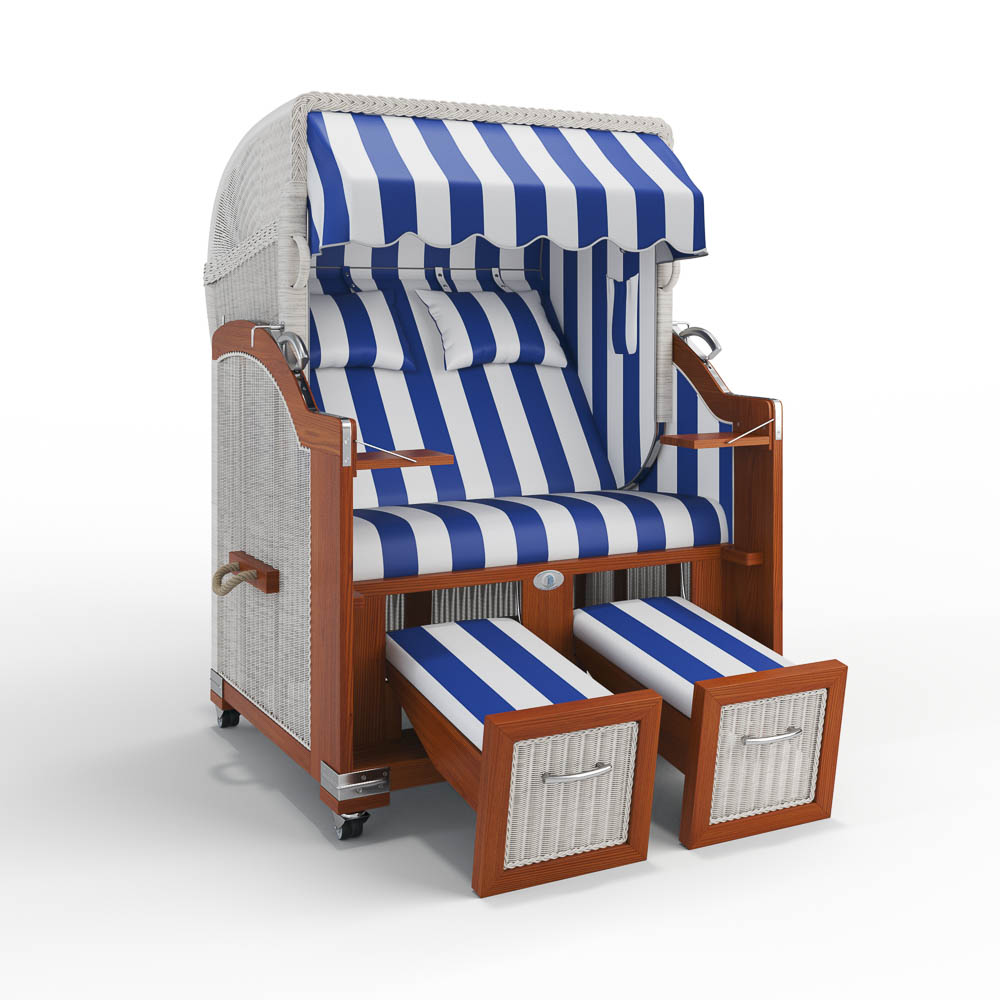 Strandkorb Hörnum - Mahagoni