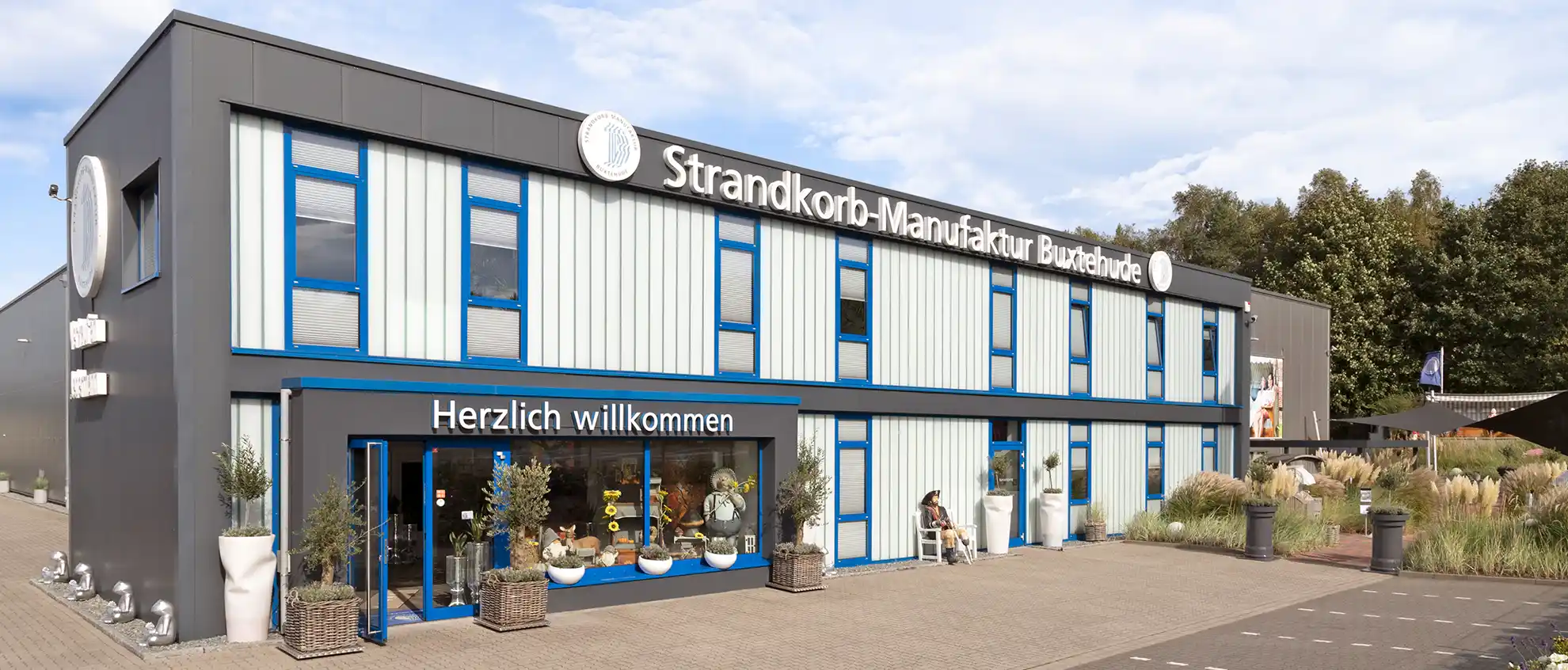 Strandkorb Manufaktur Buxtehude Aussenansicht