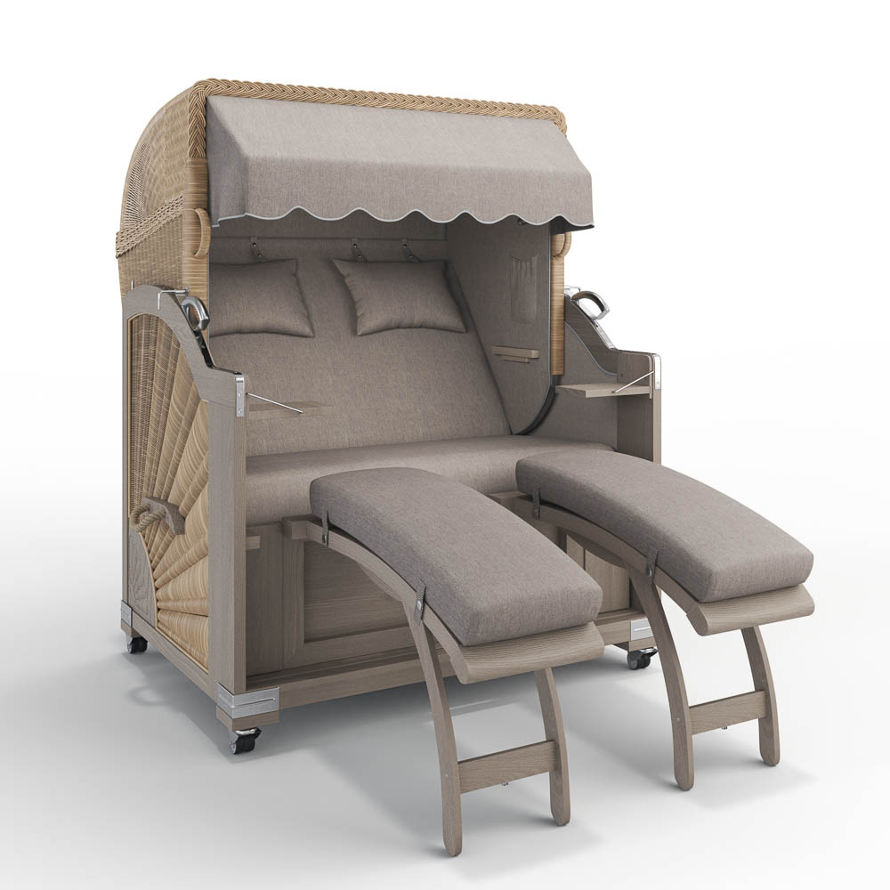 Strandkorb Keitum - Teak Vintage