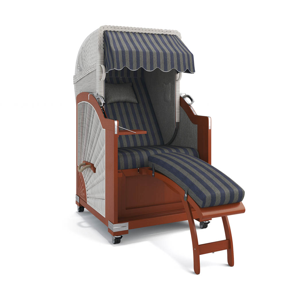 Strandkorb List - Mahagoni