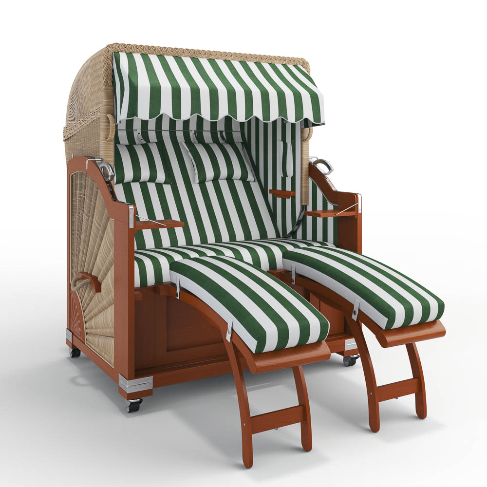 Strandkorb Keitum - Mahagoni