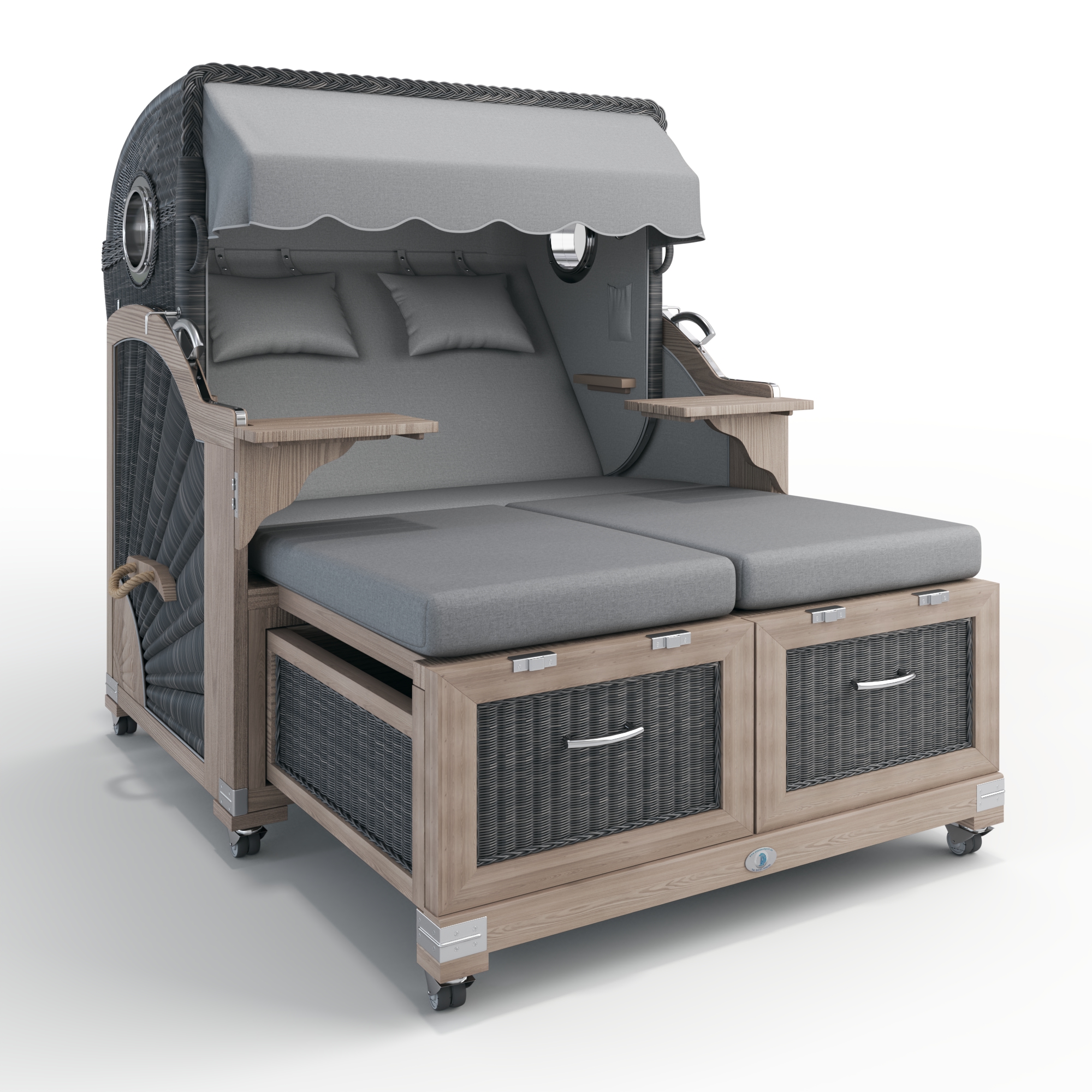 Stilkorb Buxtehude - Teak Vintage