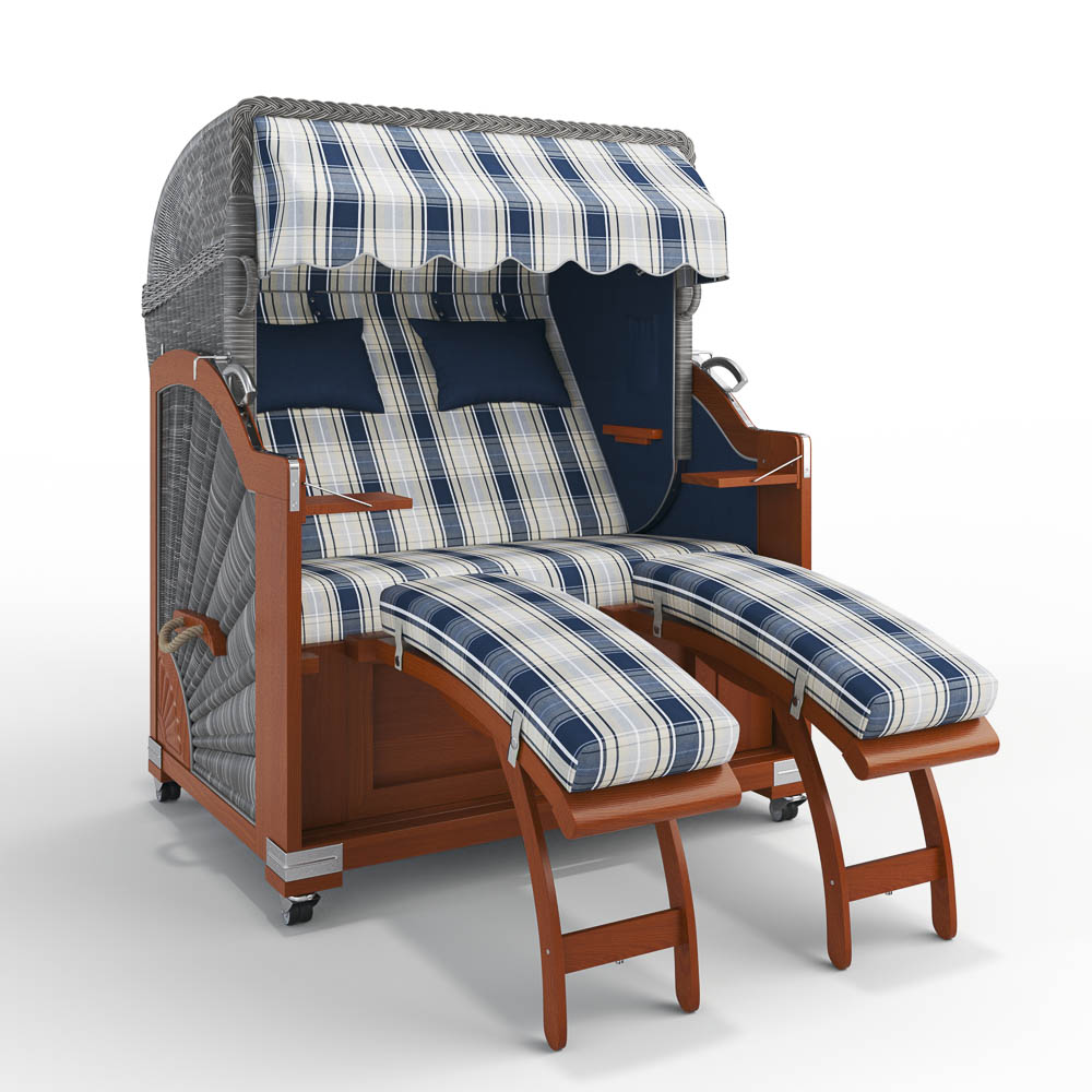 Strandkorb Keitum - Mahagoni