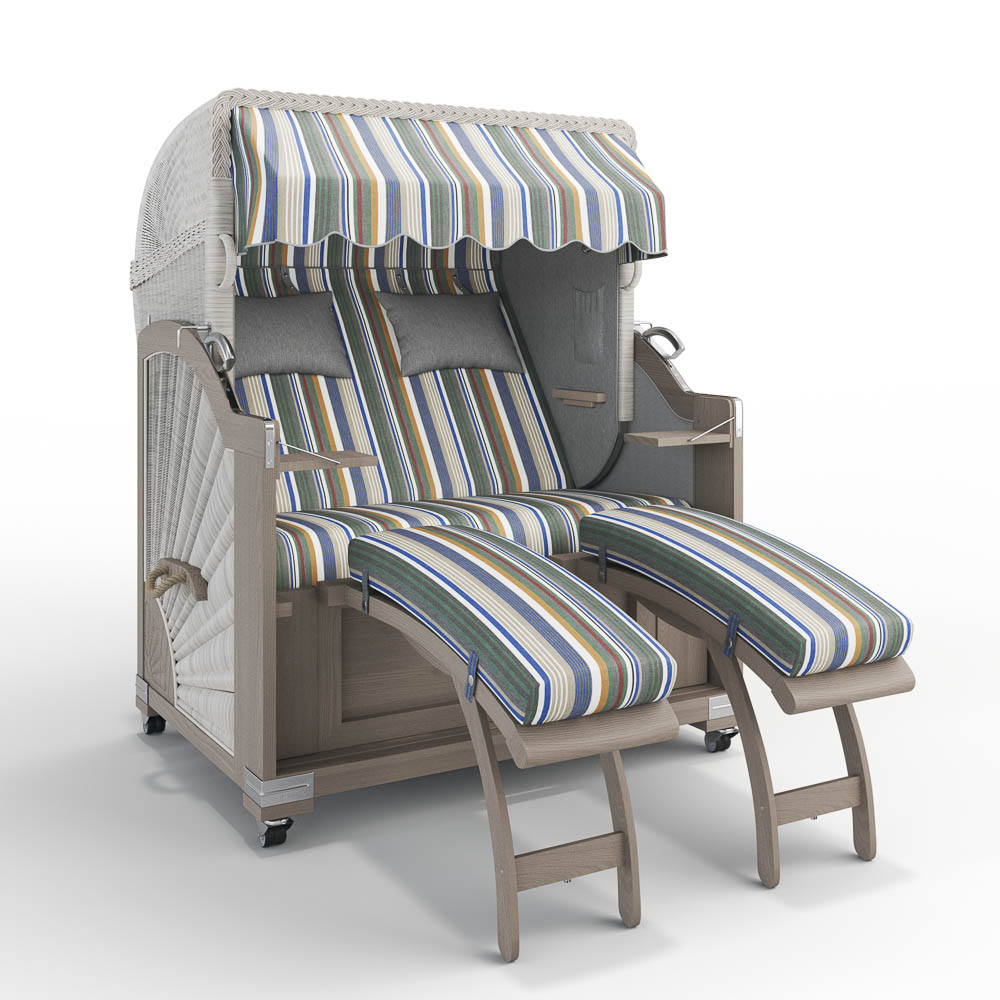 Strandkorb Keitum - Teak Vintage