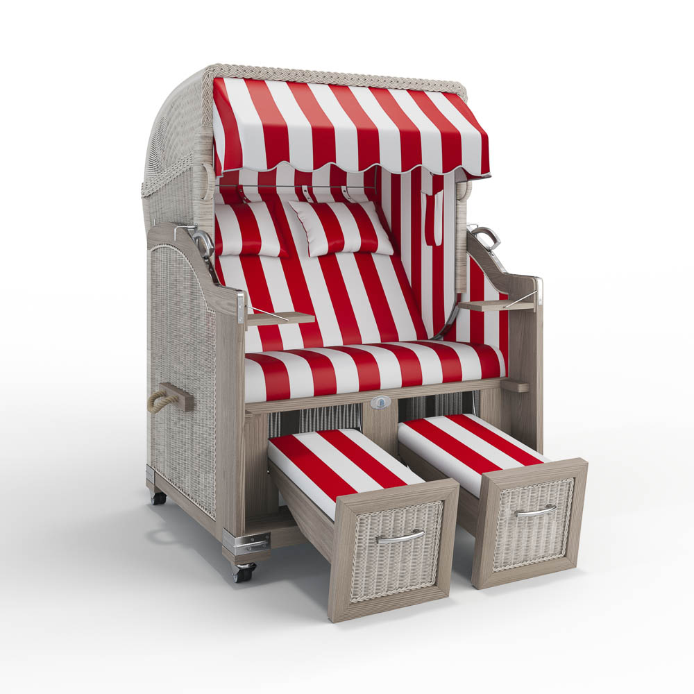 Strandkorb Landhaus Sylt - Teak Vintage