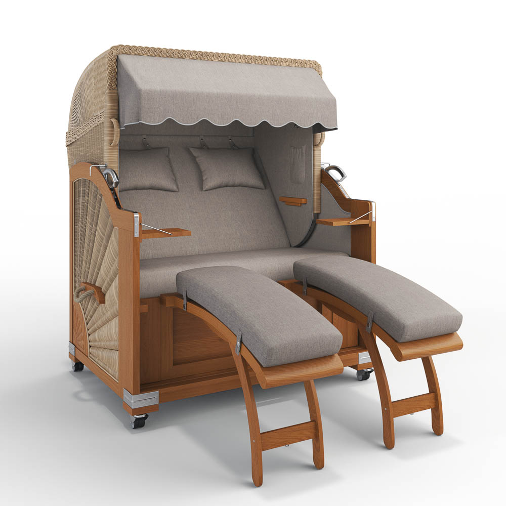 Strandkorb Keitum - Teak