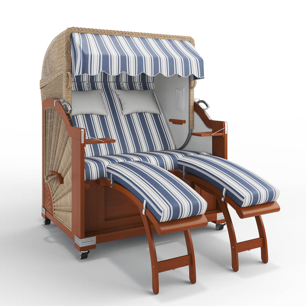 Strandkorb Keitum - Mahagoni