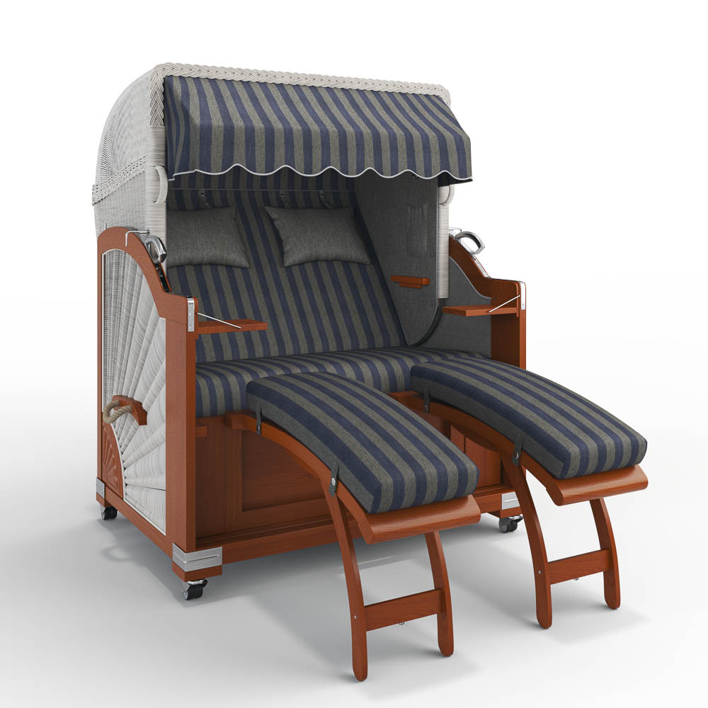 Strandkorb Keitum - Mahagoni