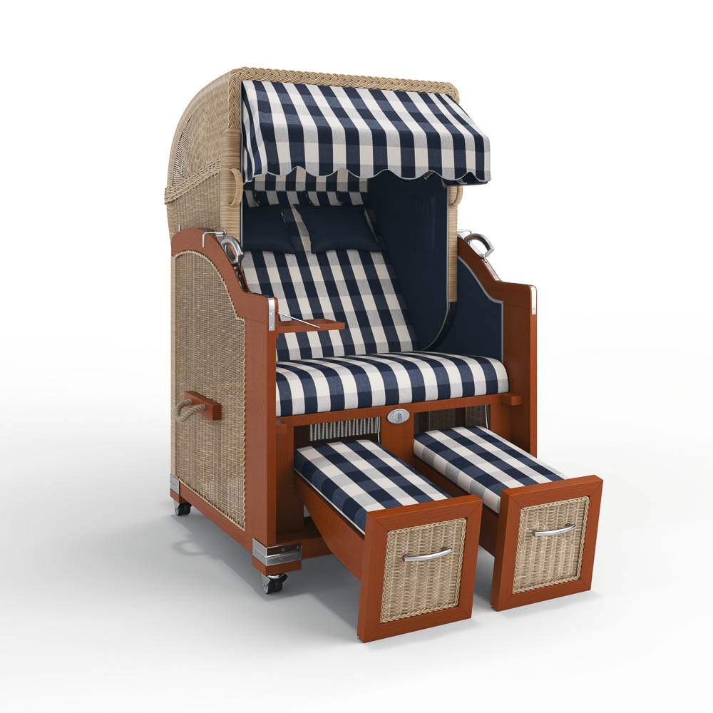 Strandkorb Morsum - Mahagoni