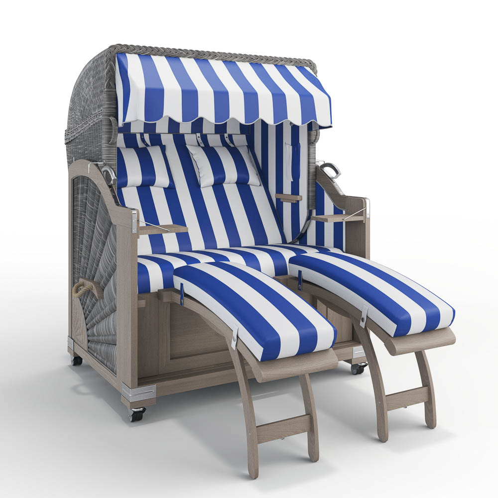 Strandkorb Keitum - Teak Vintage