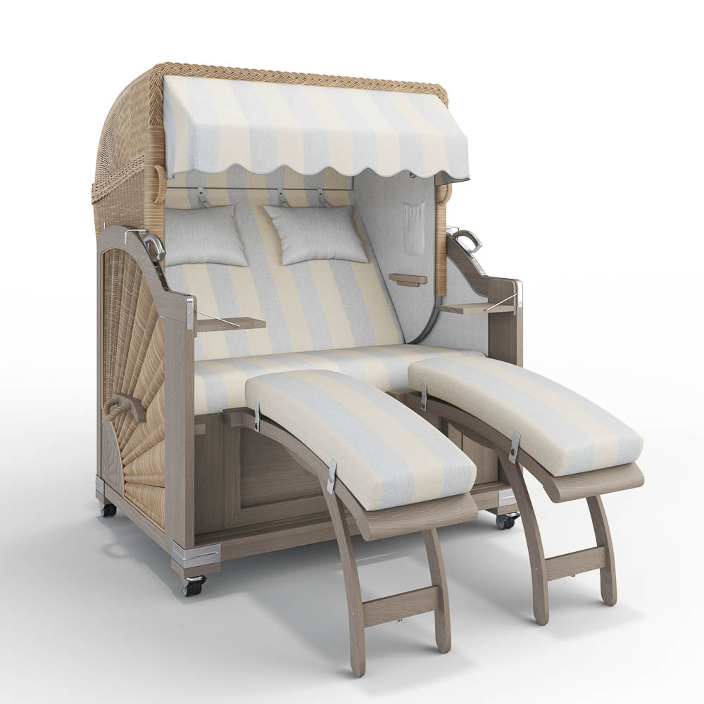 Strandkorb Keitum - Teak Vintage