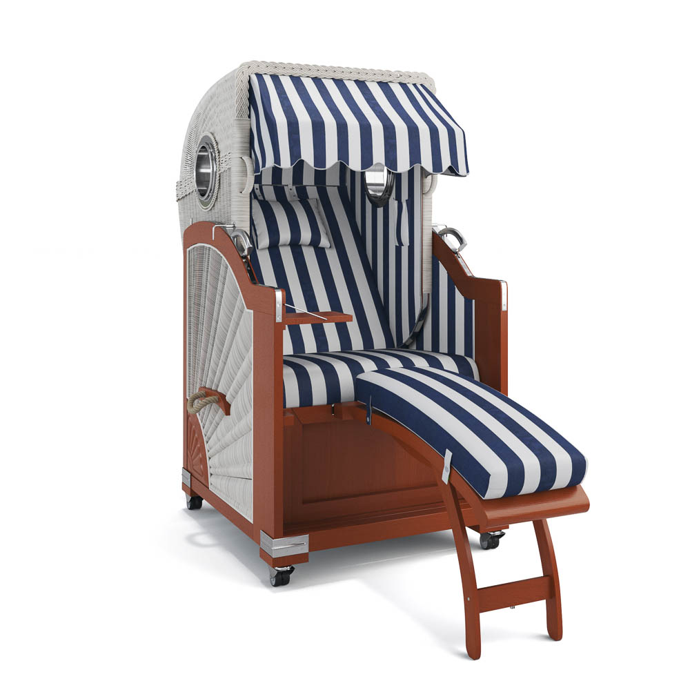 Strandkorb List - Mahagoni