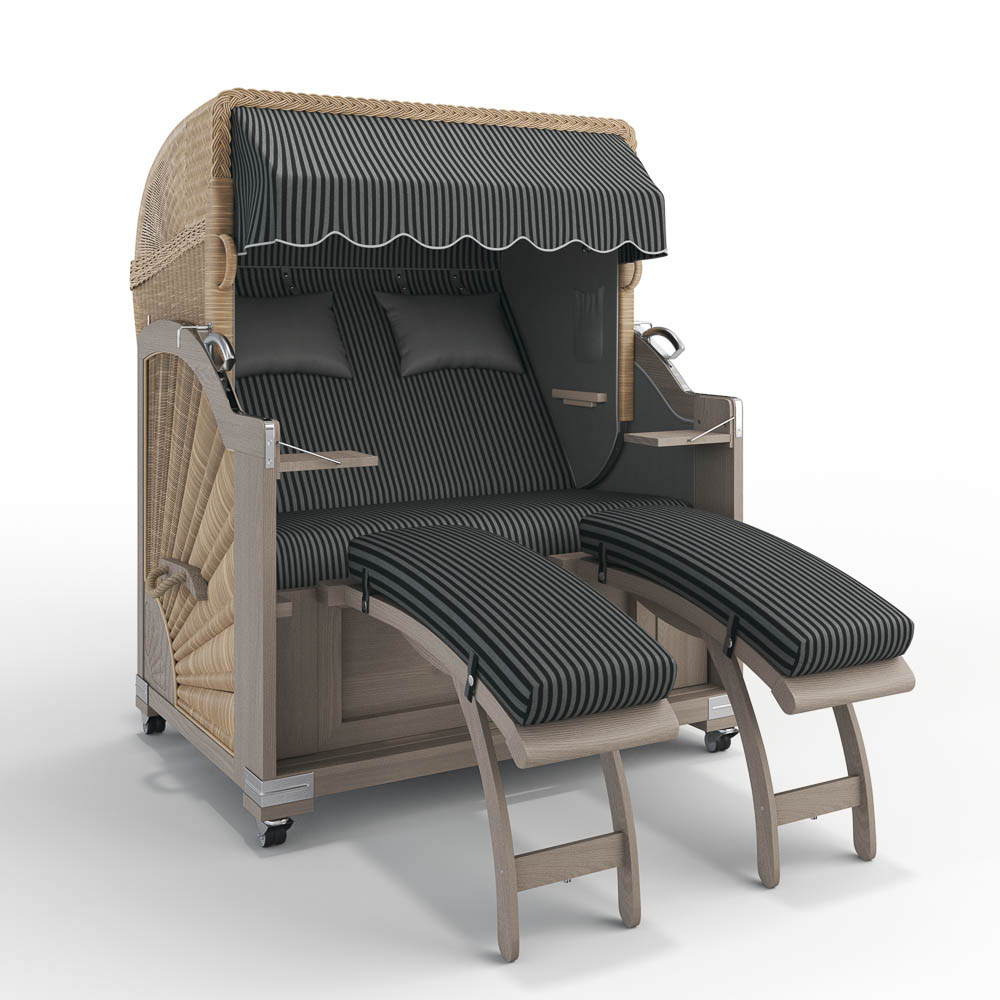 Strandkorb Keitum - Teak Vintage