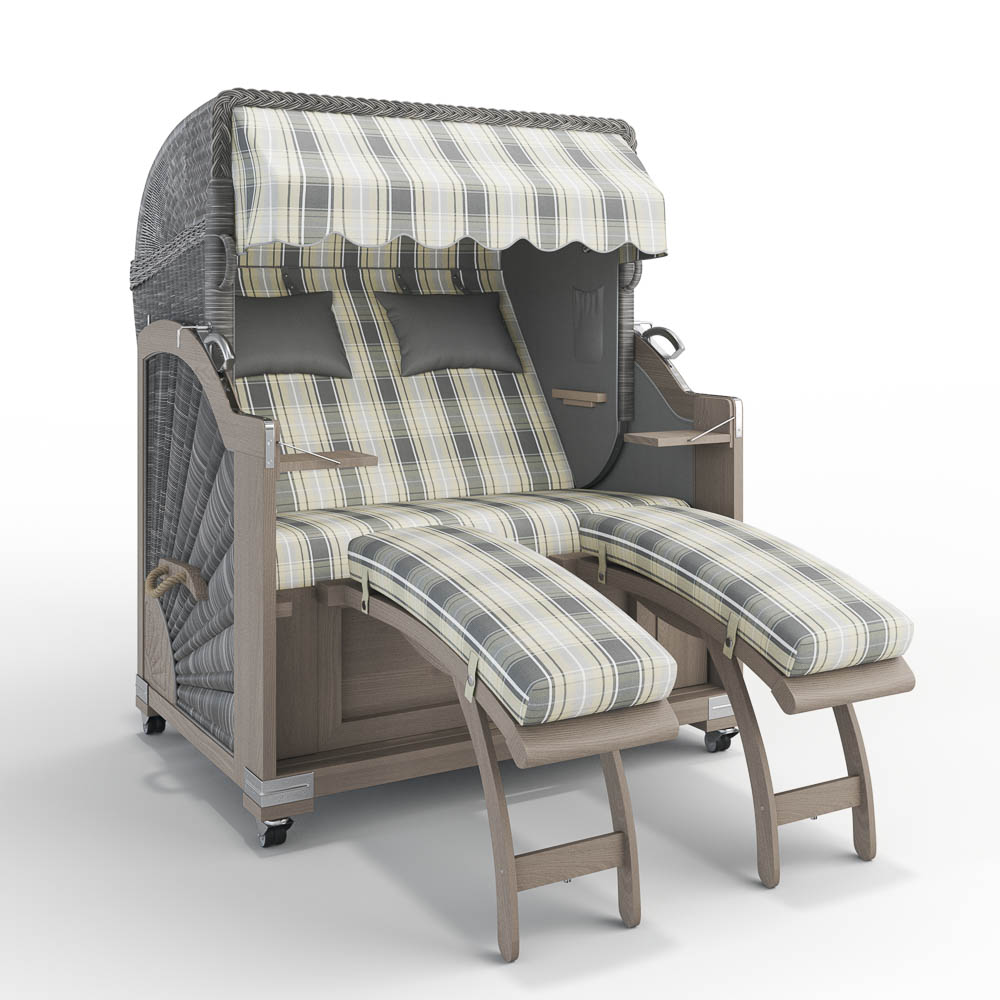 Strandkorb Keitum - Teak Vintage