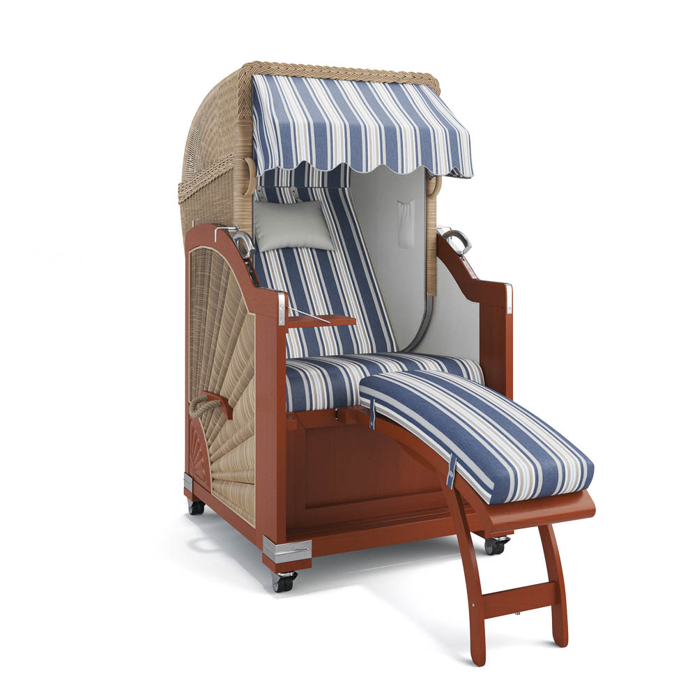 Strandkorb List - Mahagoni