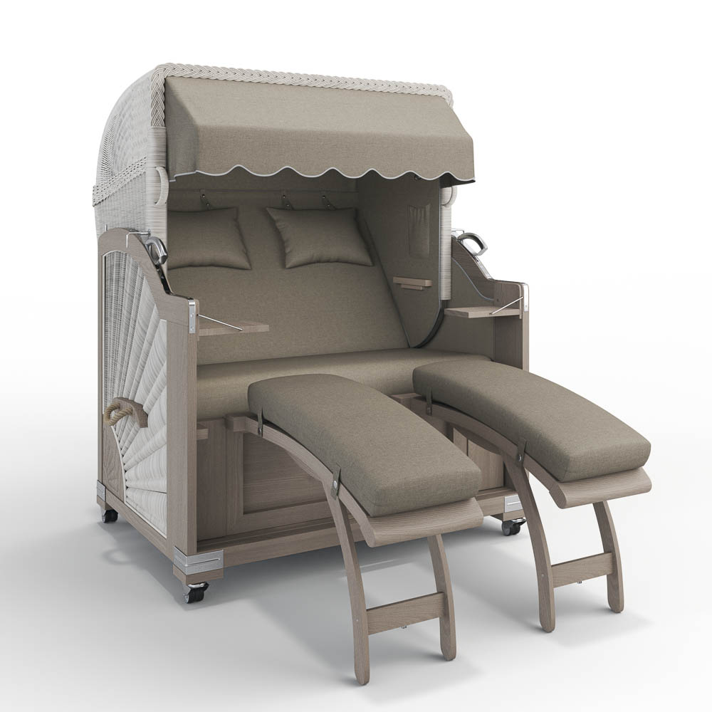 Strandkorb Keitum - Teak Vintage