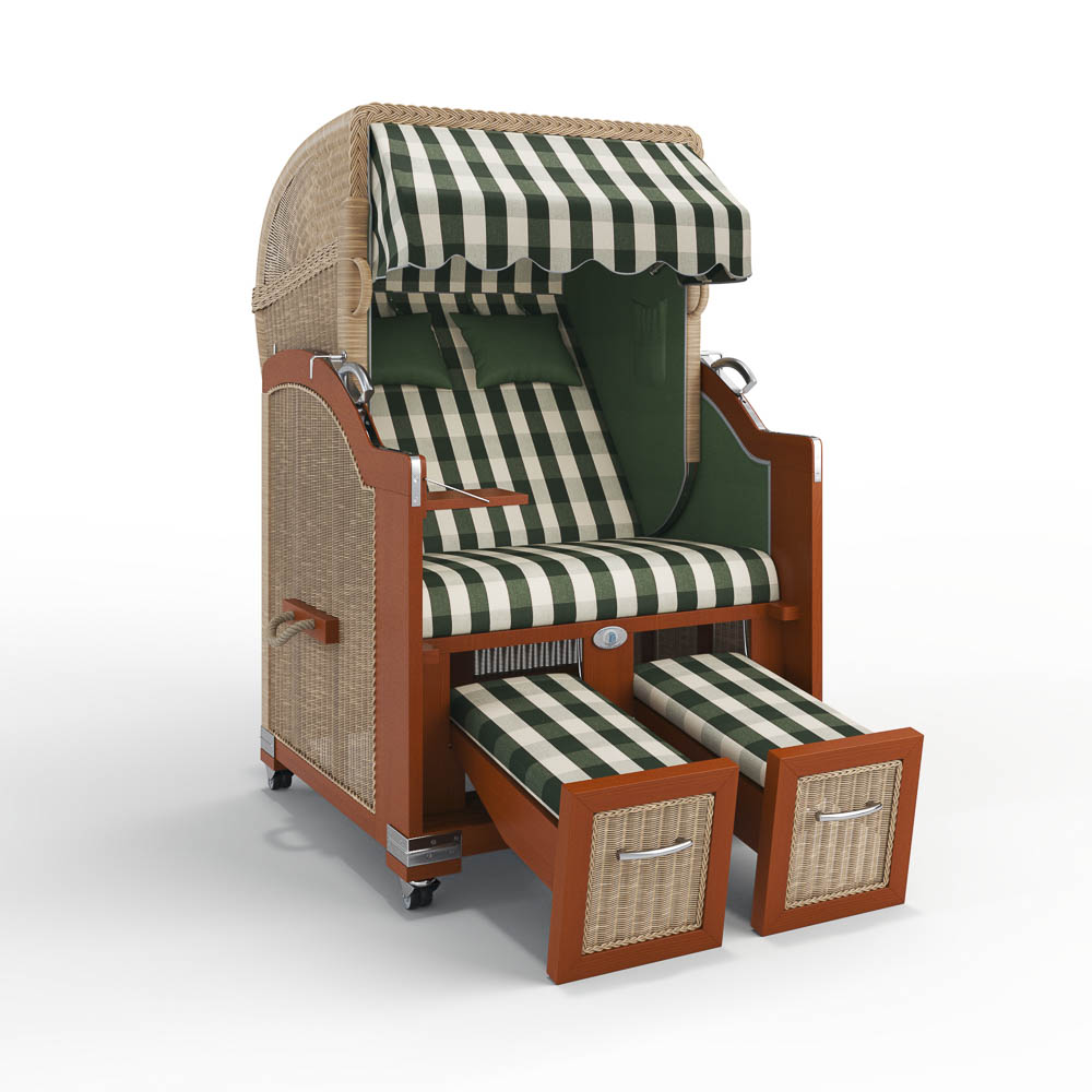 Strandkorb Morsum - Mahagoni