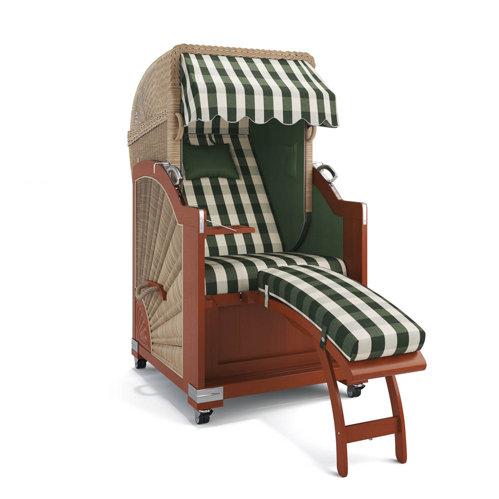 Strandkorb List - Mahagoni