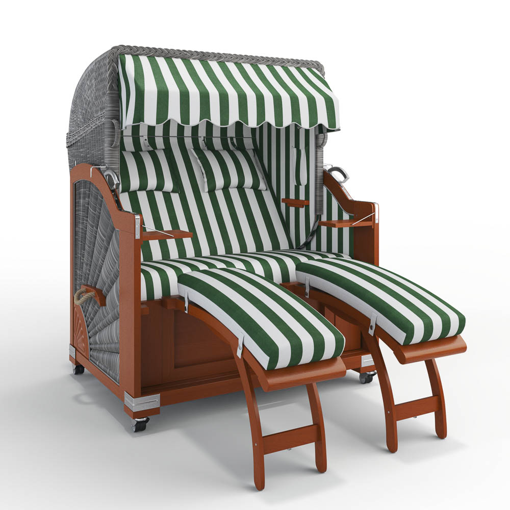 Strandkorb Keitum - Mahagoni