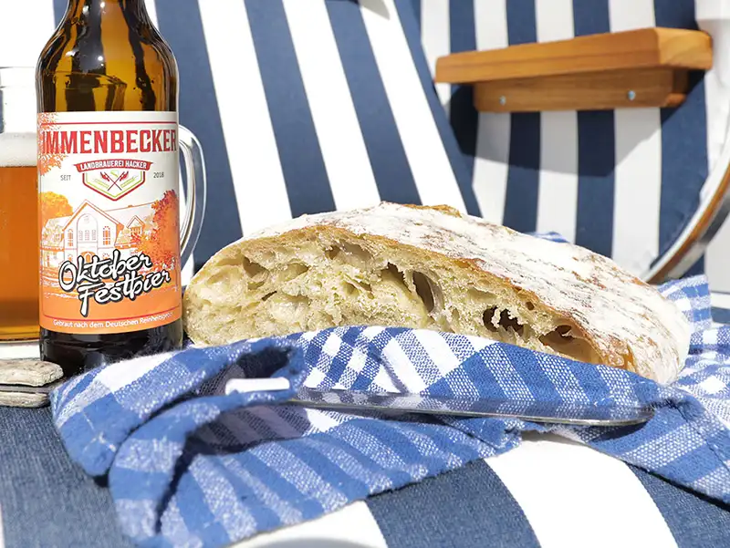 Brot Bier Strandkorb