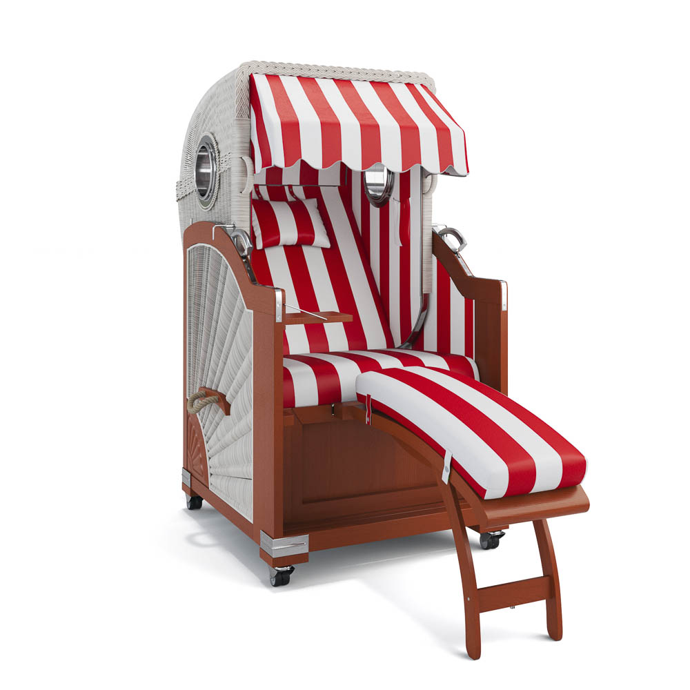 Strandkorb List - Mahagoni