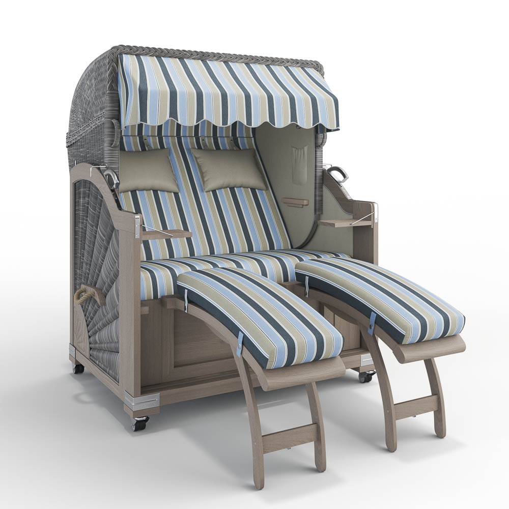 Strandkorb Keitum - Teak Vintage