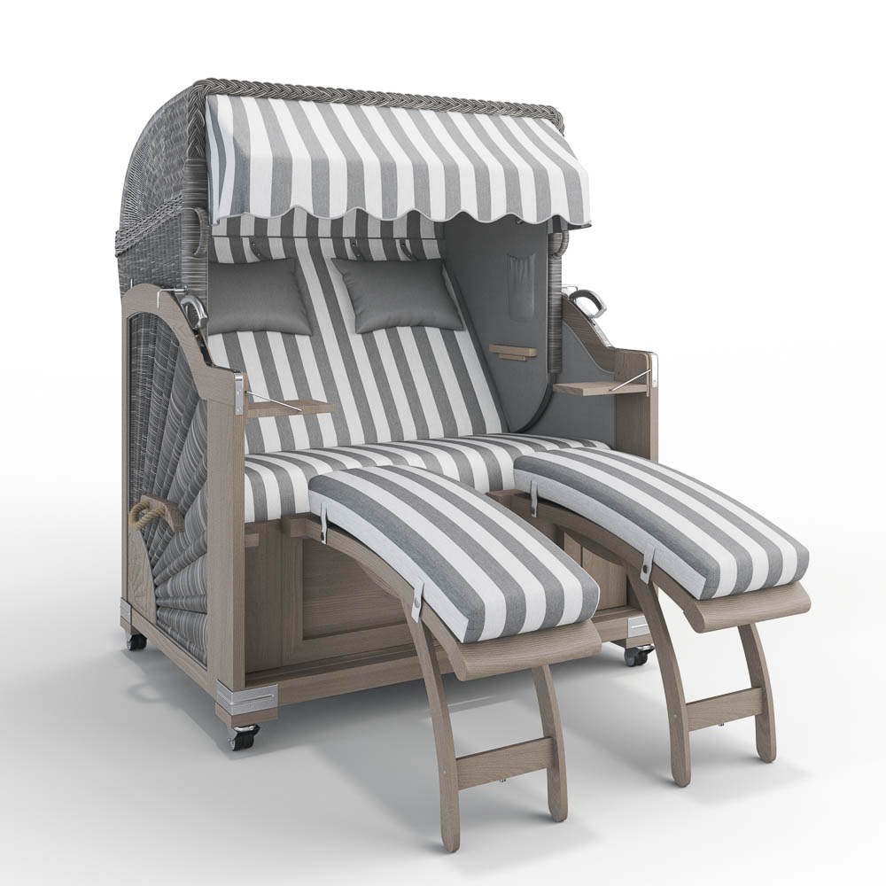 Strandkorb Keitum - Teak Vintage