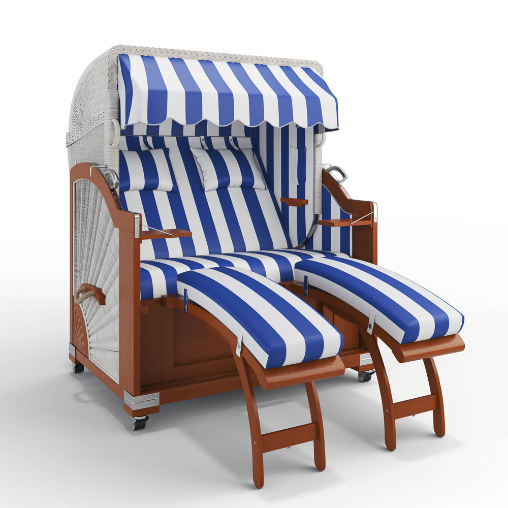 Strandkorb Keitum - Mahagoni