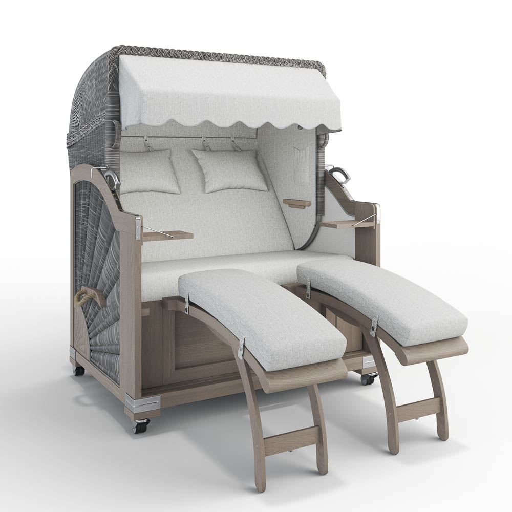 Strandkorb Keitum - Teak Vintage