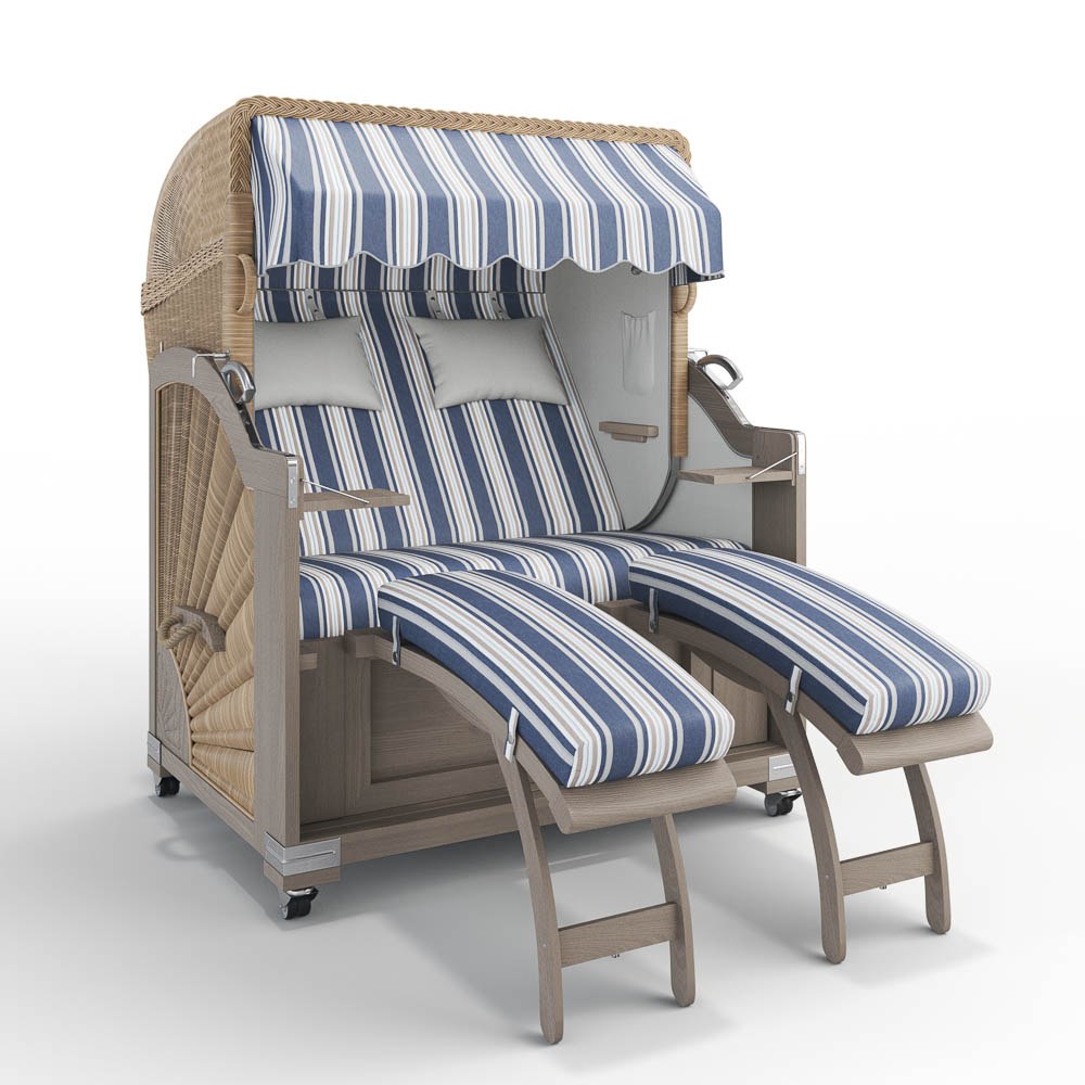 Strandkorb Keitum - Teak Vintage