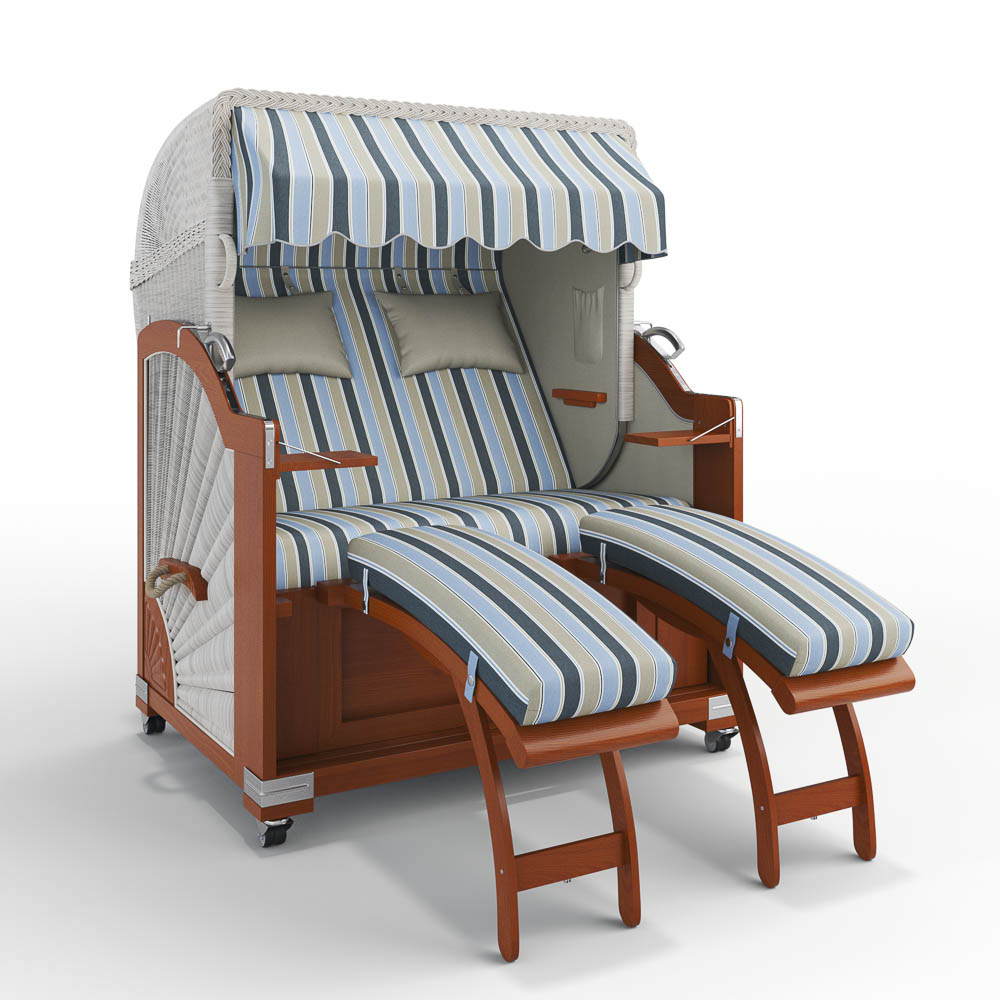 Strandkorb Keitum - Mahagoni