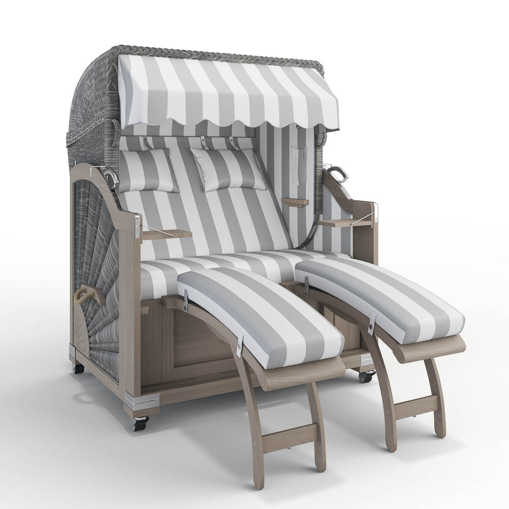 Strandkorb Keitum - Teak Vintage