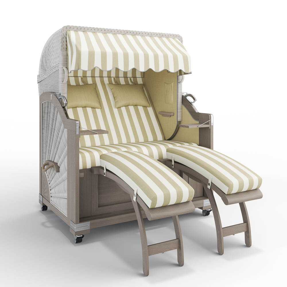 Strandkorb Keitum - Teak Vintage