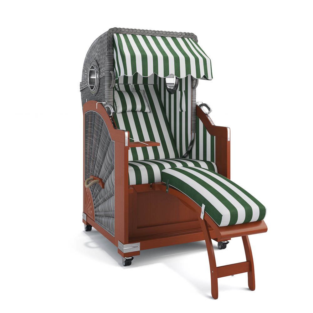 Strandkorb List - Mahagoni