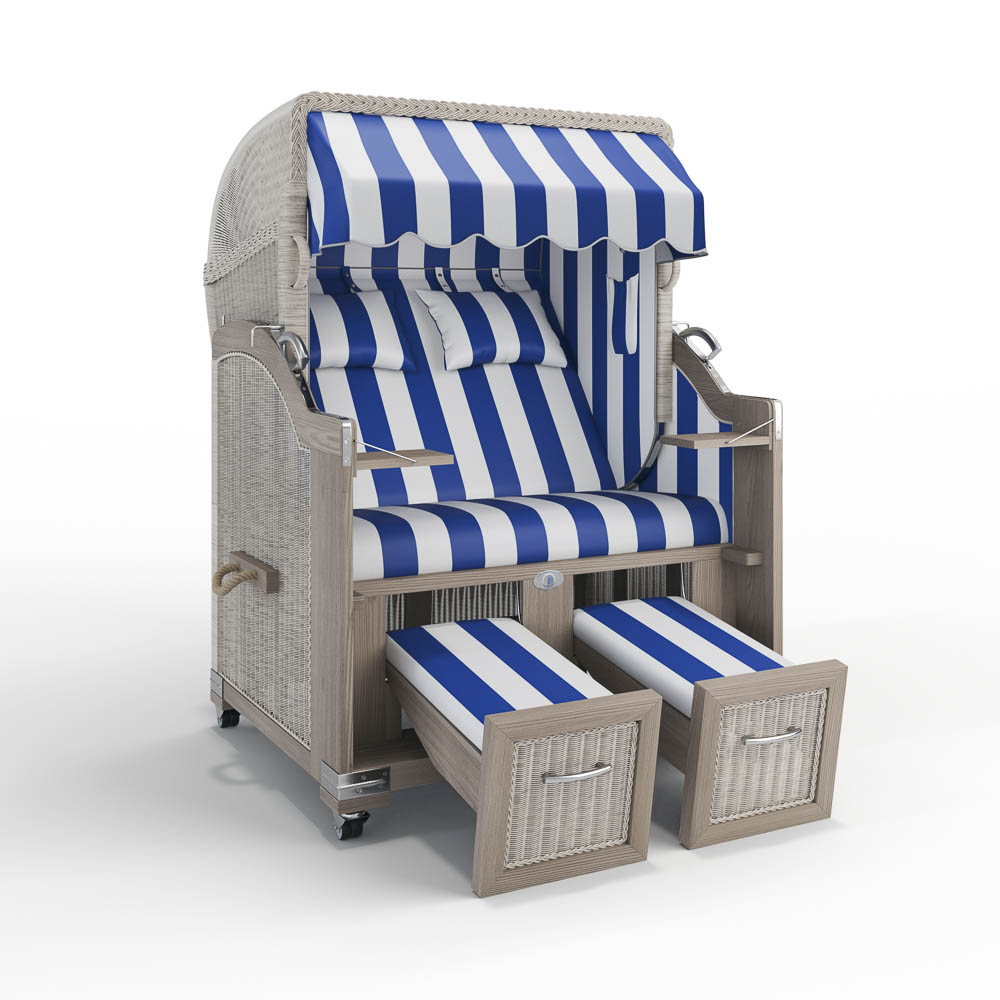 Strandkorb Landhaus Sylt - Teak Vintage