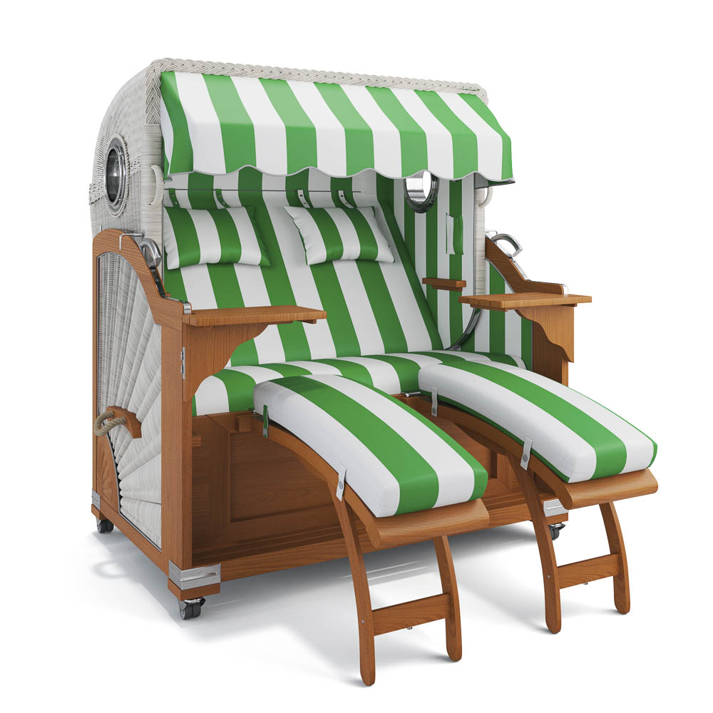 Strandkorb Kampen - Teak