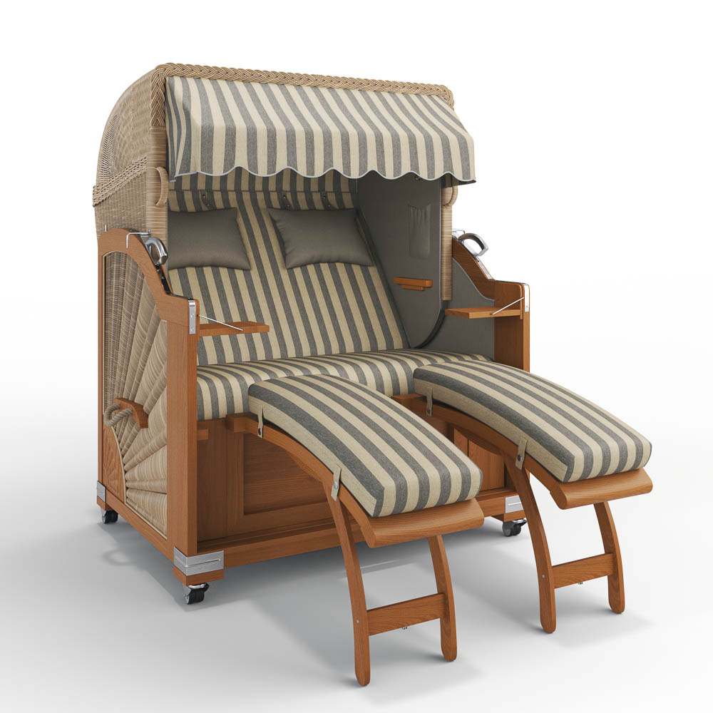 Strandkorb Keitum - Teak