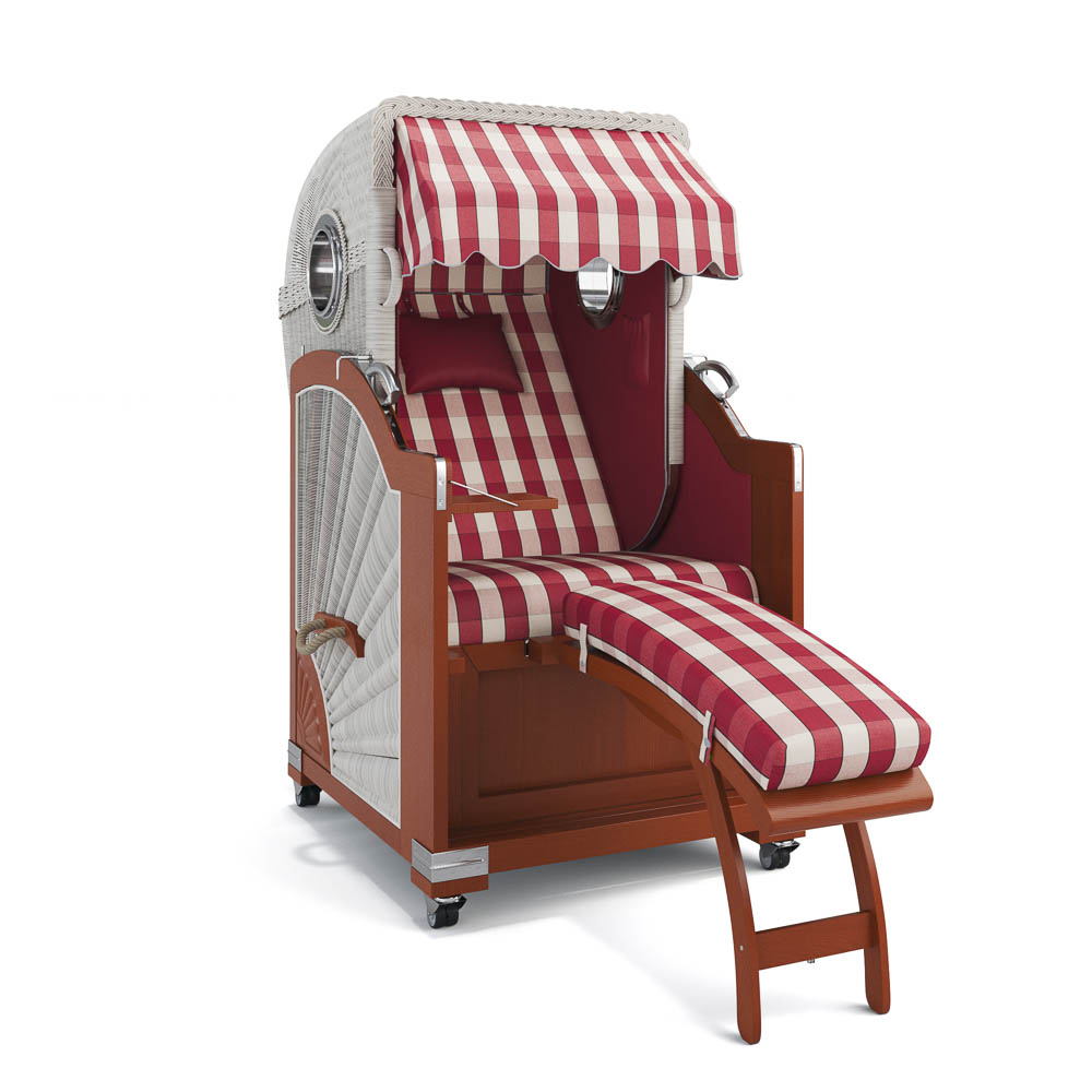 Strandkorb List - Mahagoni