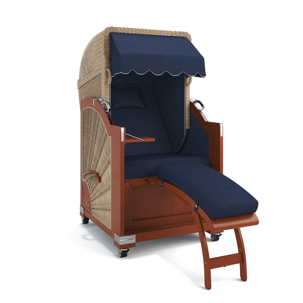 Strandkorb List - Mahagoni