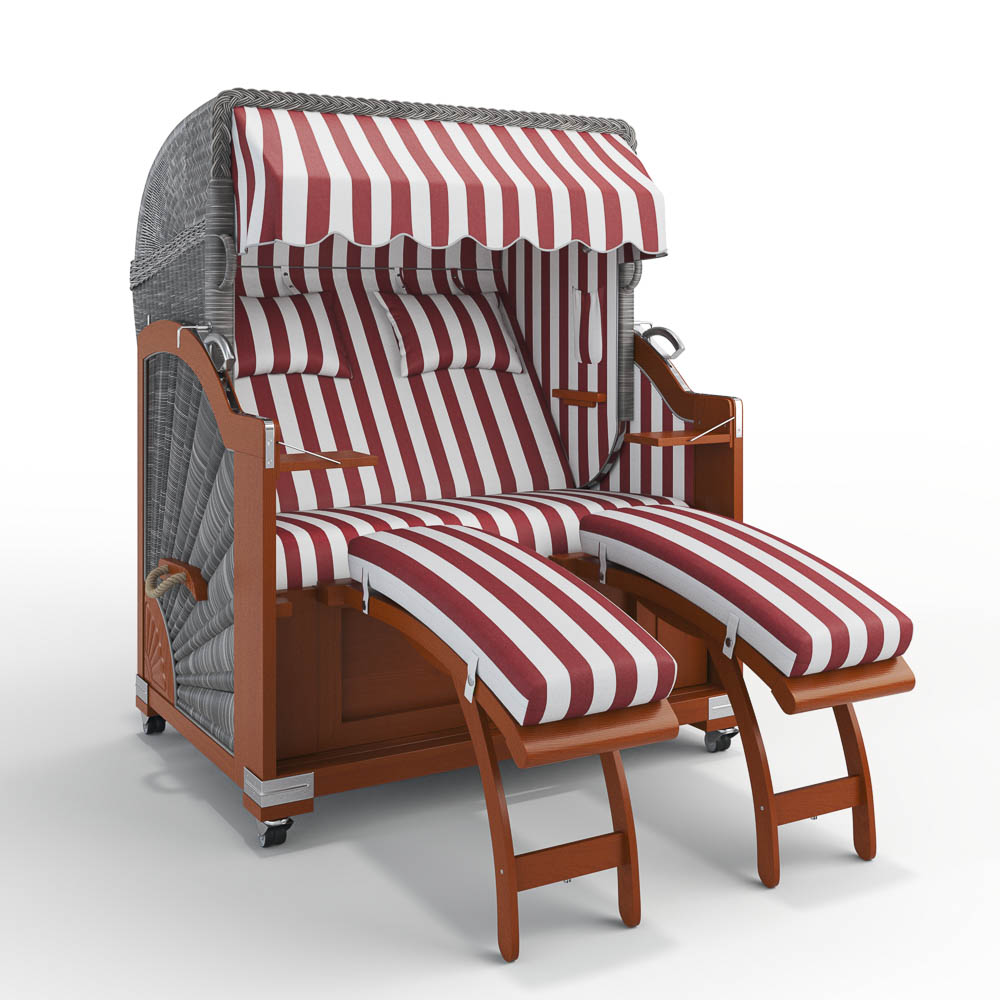 Strandkorb Keitum - Mahagoni