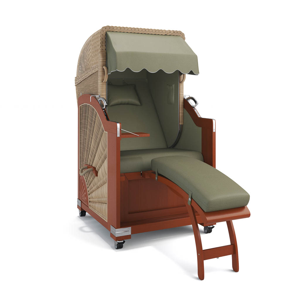 Strandkorb List - Mahagoni