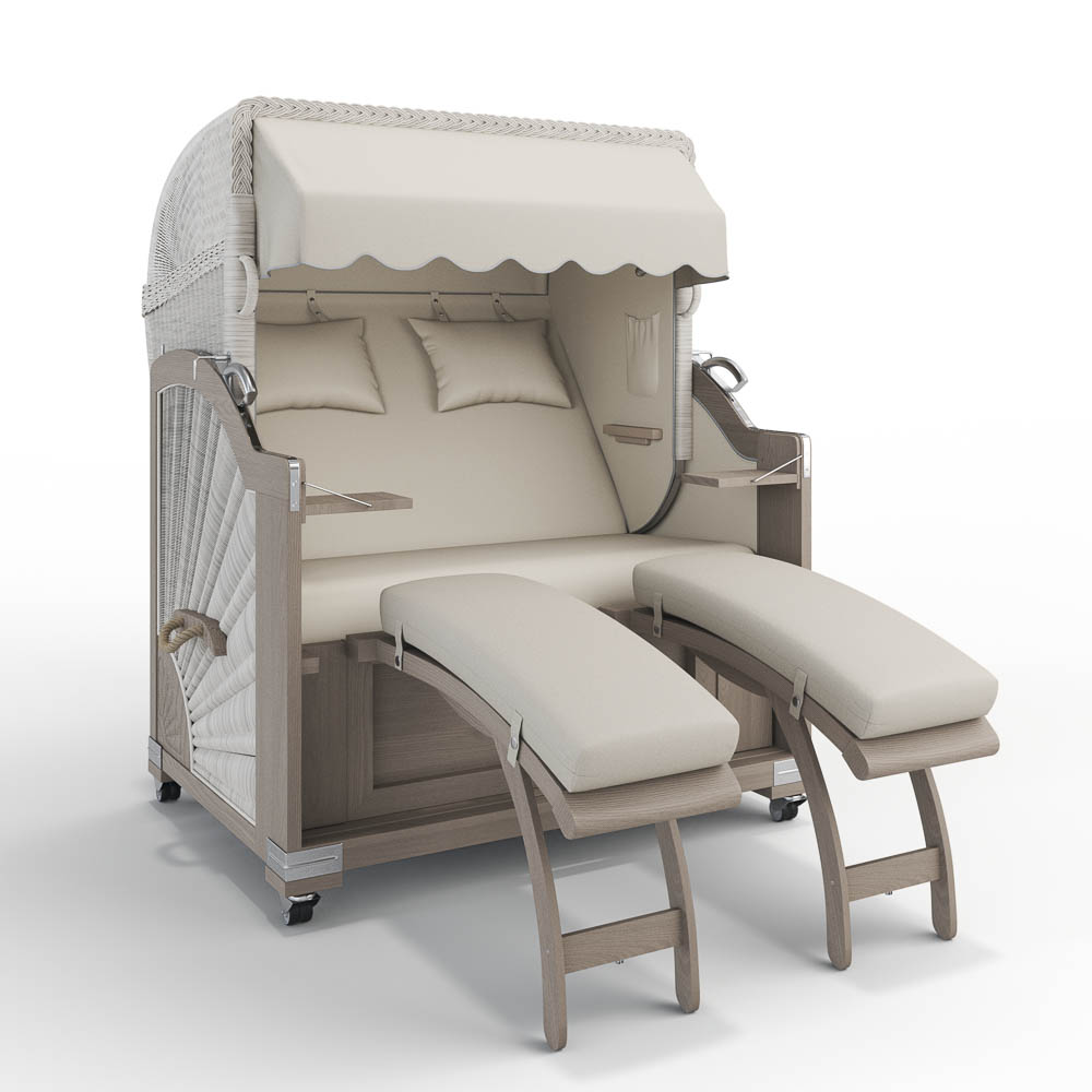 Strandkorb Keitum - Teak Vintage