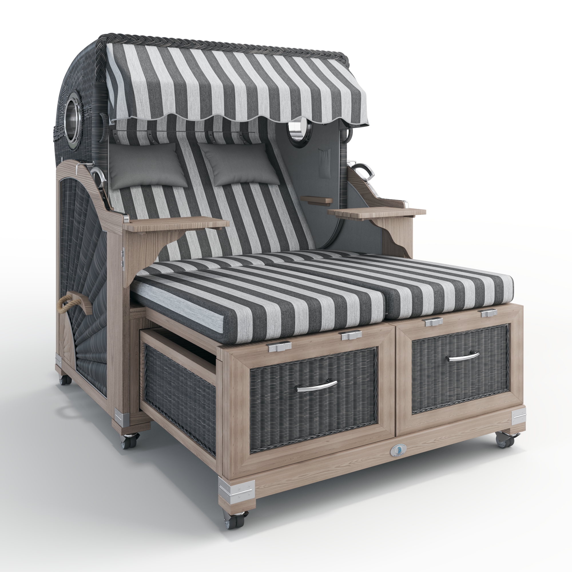 Stilkorb Buxtehude - Teak Vintage