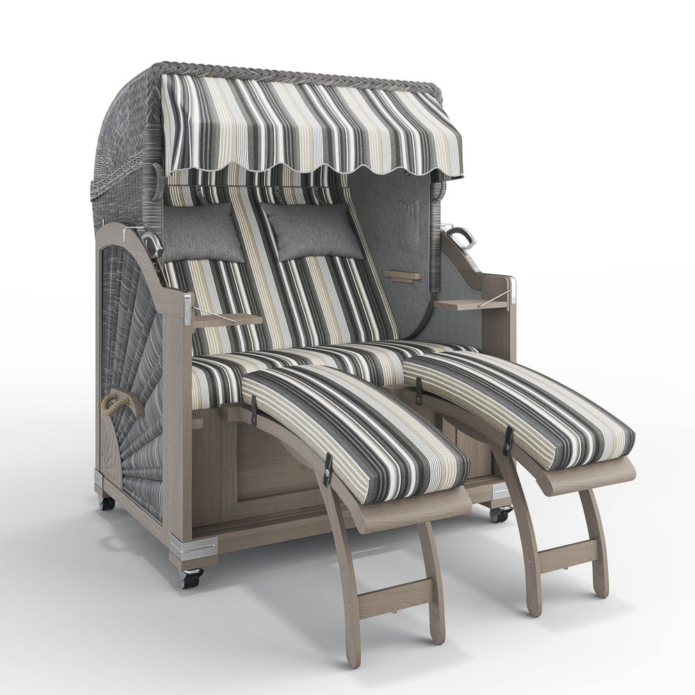 Strandkorb Keitum - Teak Vintage