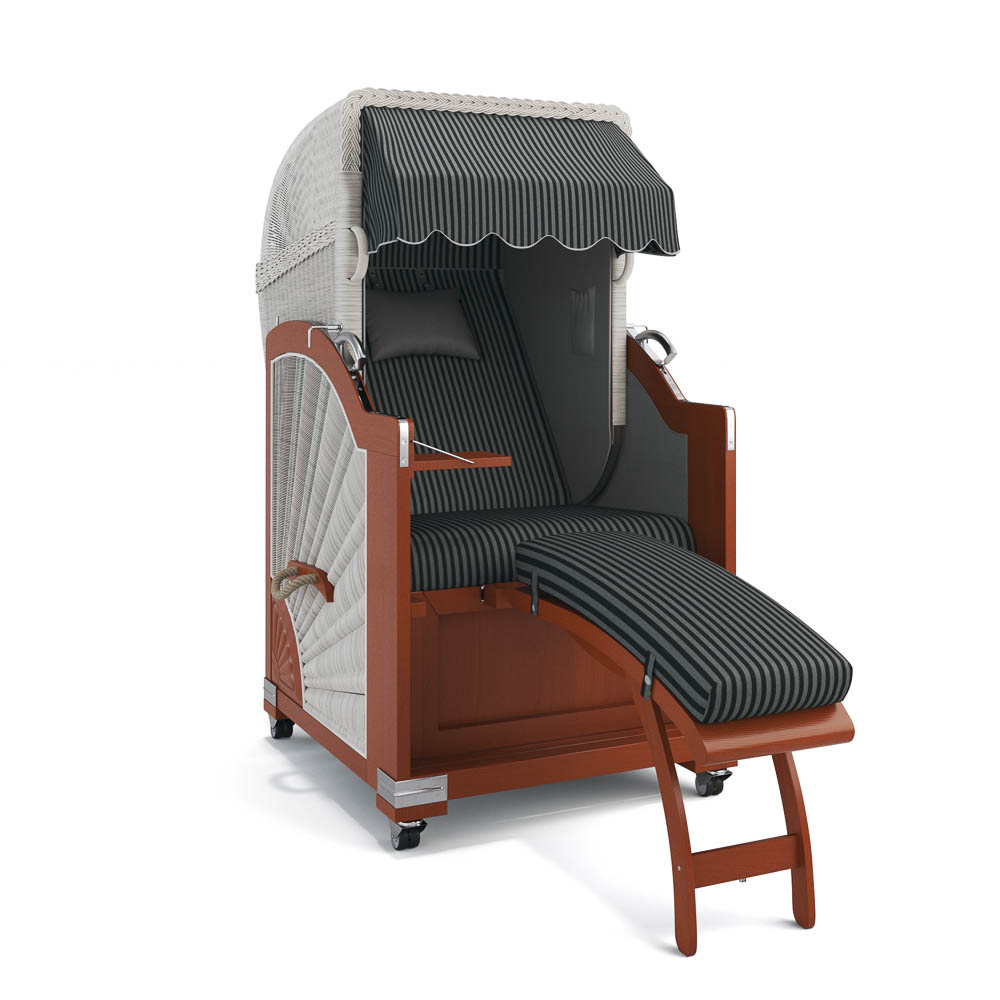 Strandkorb List - Mahagoni