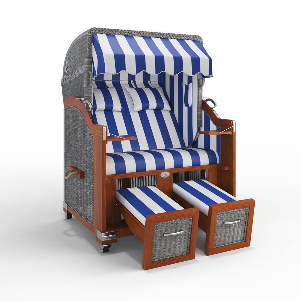 Strandkorb Hörnum - Mahagoni