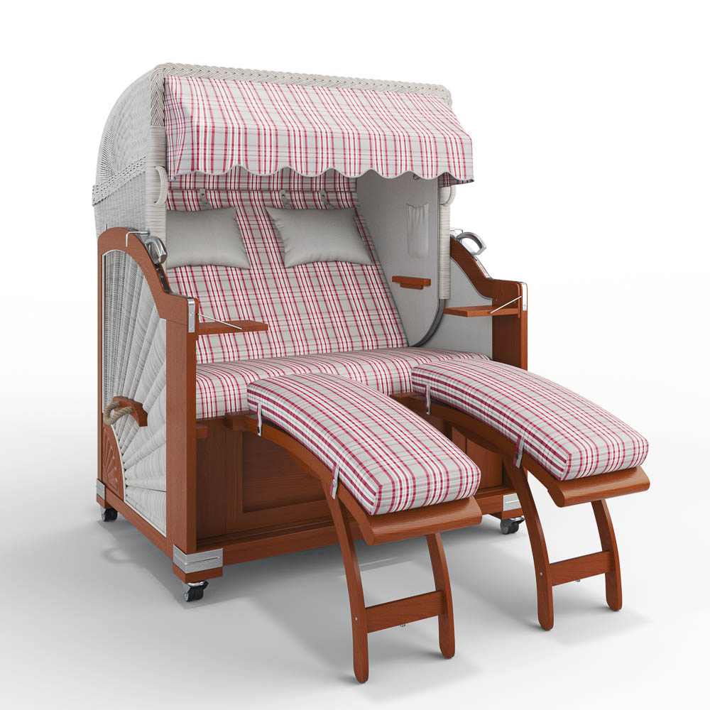 Strandkorb Keitum - Mahagoni