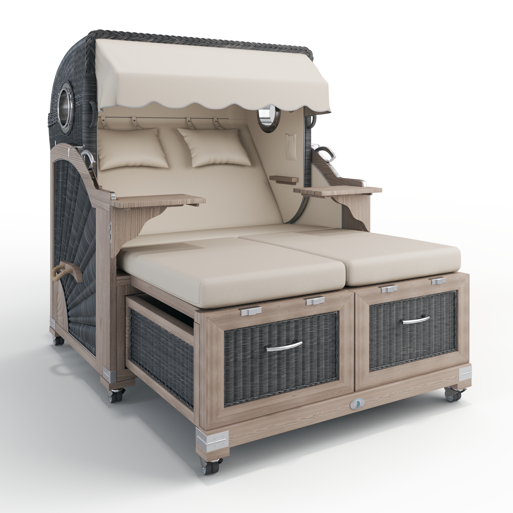 Stilkorb Buxtehude - Teak Vintage