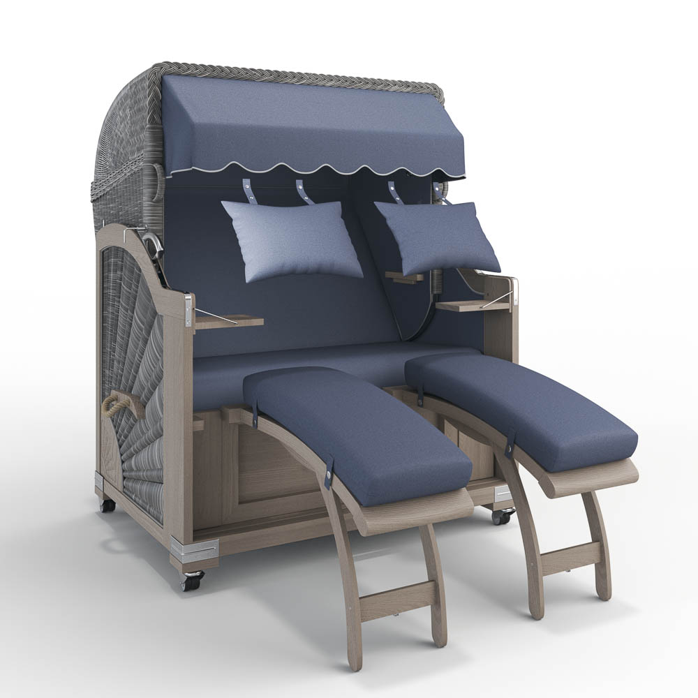 Strandkorb Keitum - Teak Vintage