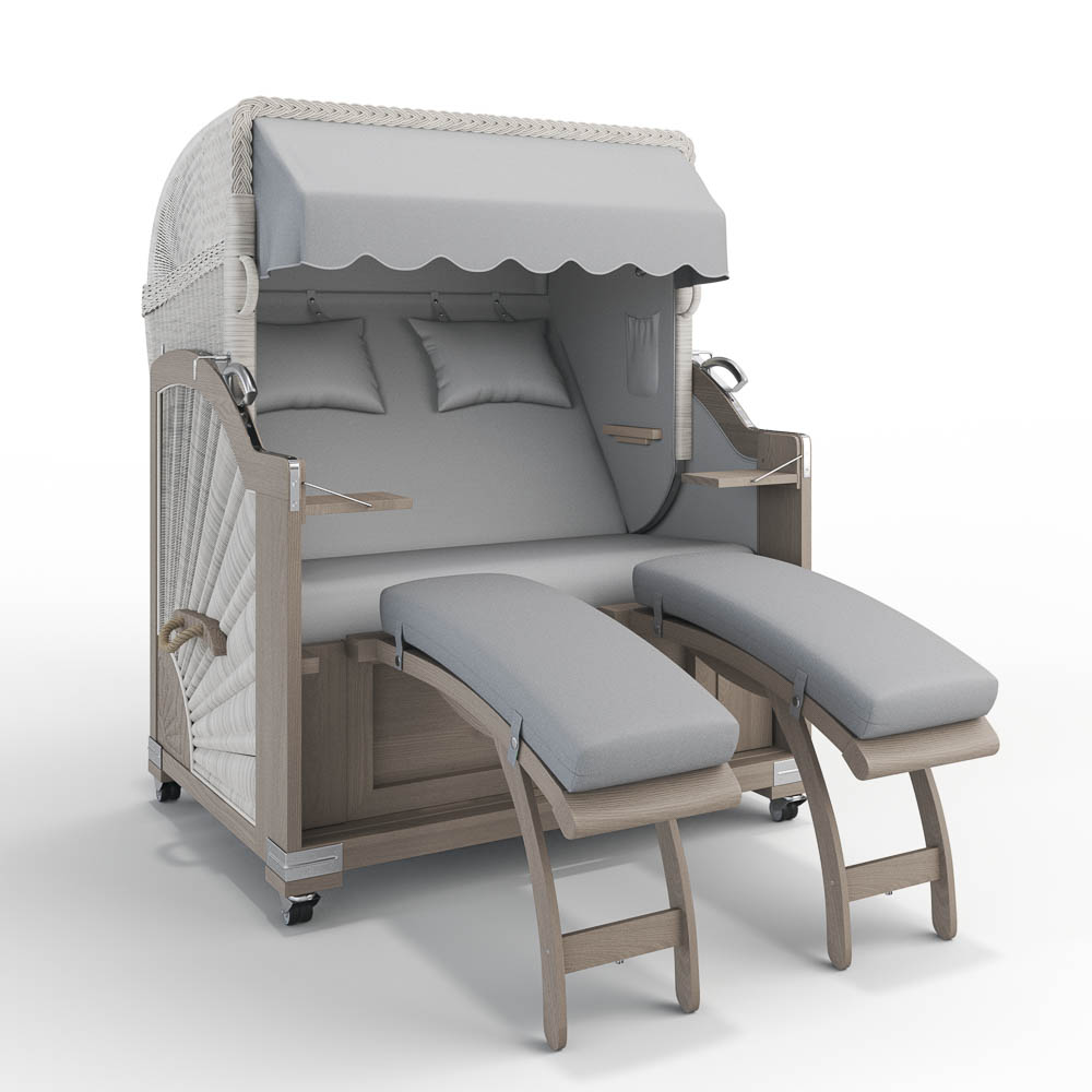 Strandkorb Keitum - Teak Vintage